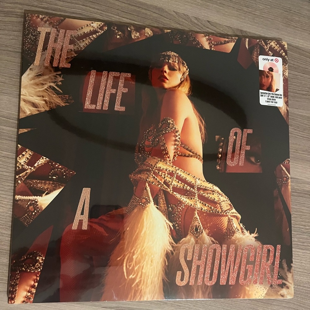 The Life of a Showgirl Vinyl Record Summertime Spritz Pink Shimmer UNOPENED